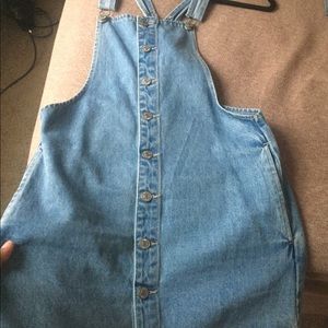 Denim Forever 21 Overall Dress NWOT SIZE S